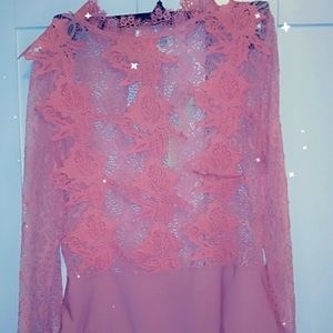 Lace /Flower Embroidered Top